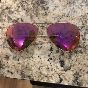 Ray Ban Aviator Flash Lenses- Polarized